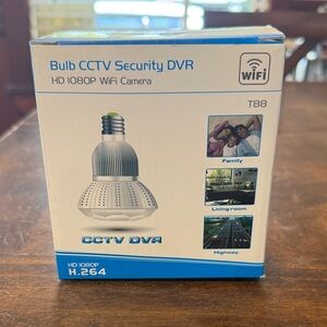 CCTV DVR Bulb Camera with WiFi brand new